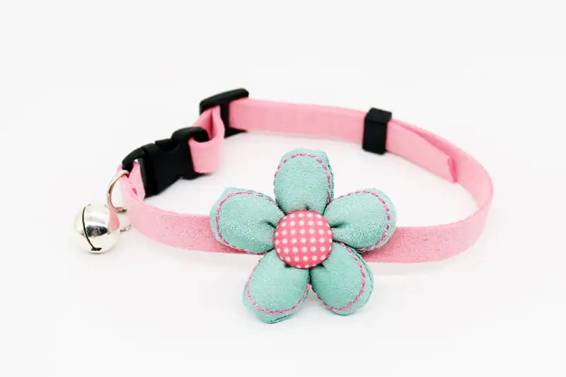 Fresh Flower Cat and Dog Bell Collar Accessories